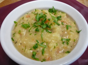 Roasted Fennel Potato soup